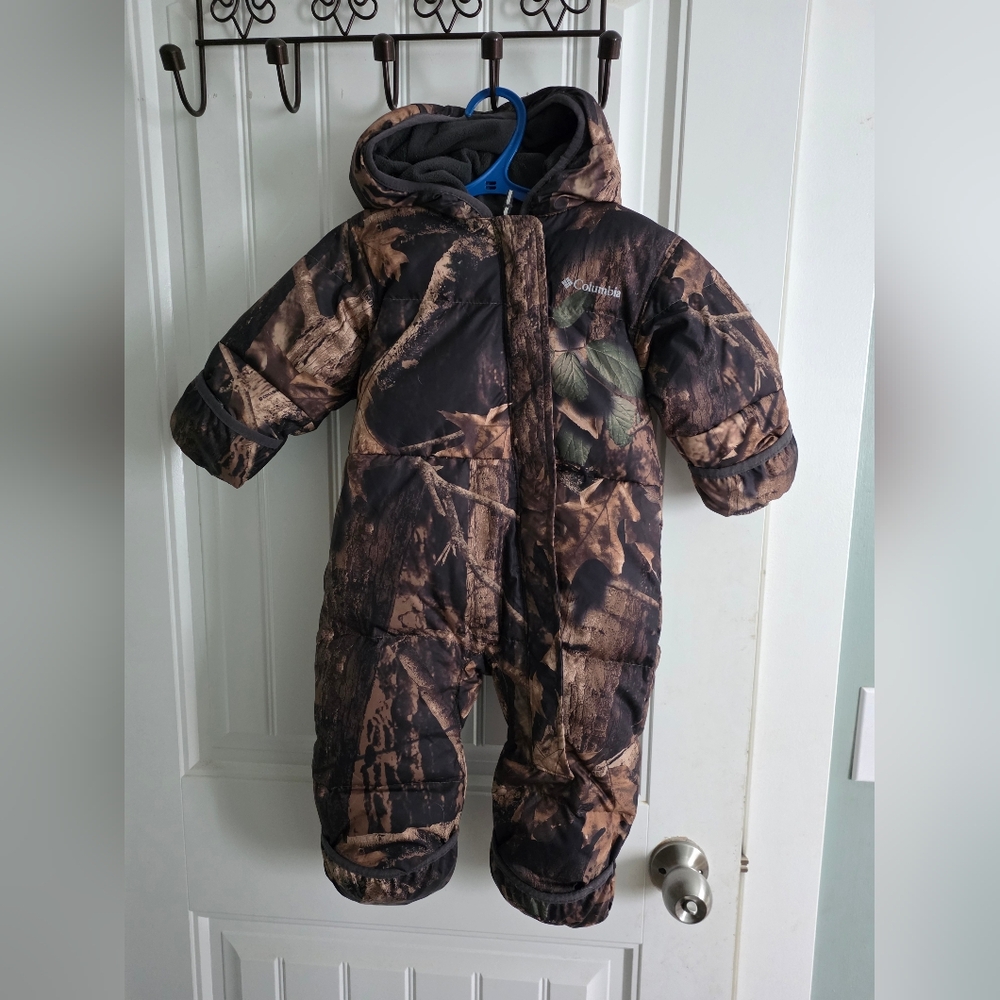 Columbia Camo Toddler Snowsuit Bunting Suit